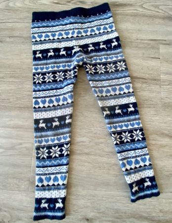 TOP Gr 110/116 Strick Leggins - Norwegen Style
