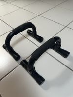 Push up bars black good condition exercise workout gym