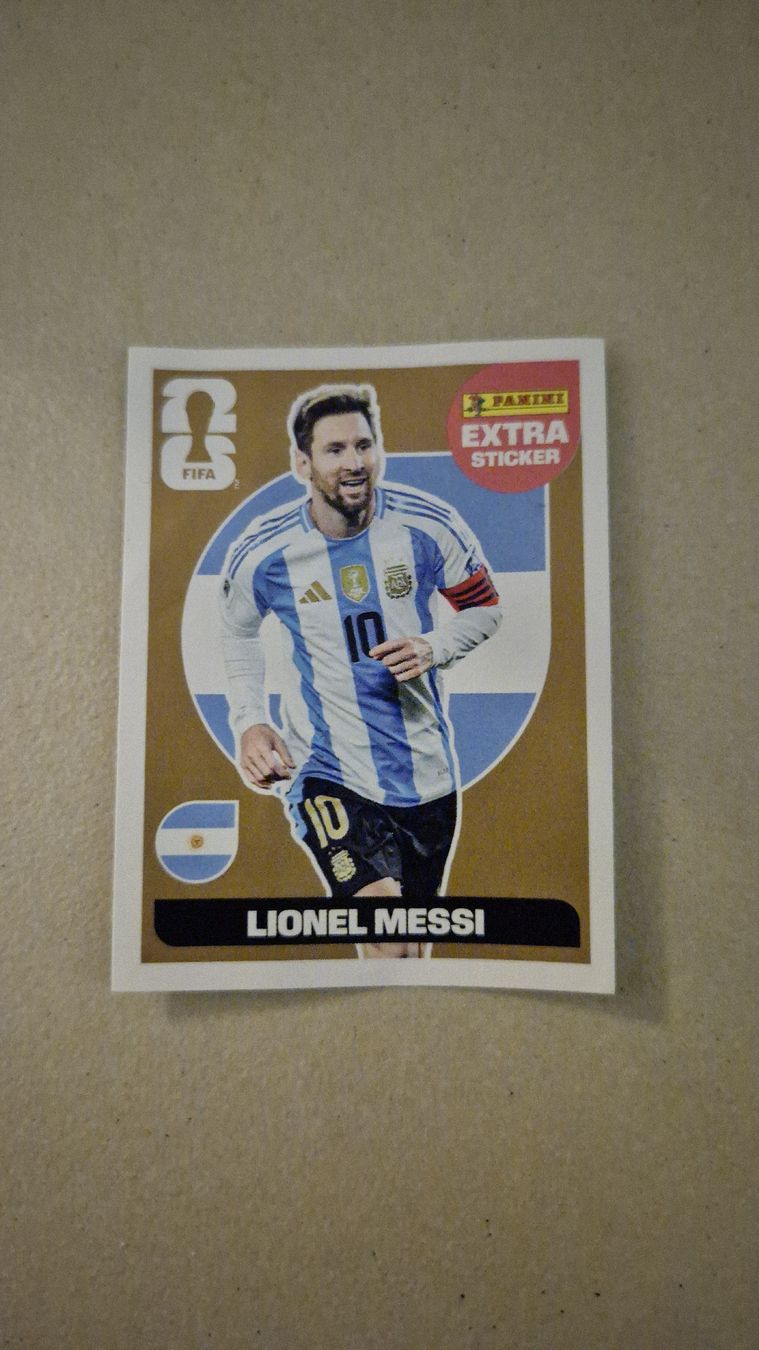 Panini Gold Extra Sticker 2026 Lionel Messi (Neu (gemäss Beschreibung ...
