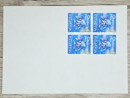 CL02 Enveloppe + Timbre Suisse 2002