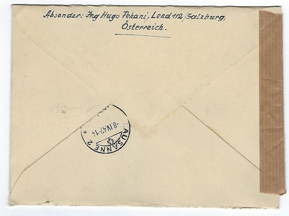 Alle Briefmarken: Österreich, Schubert, Grillparzer 1947 – Gebraucht aus Hinteregg von McCharly01 1