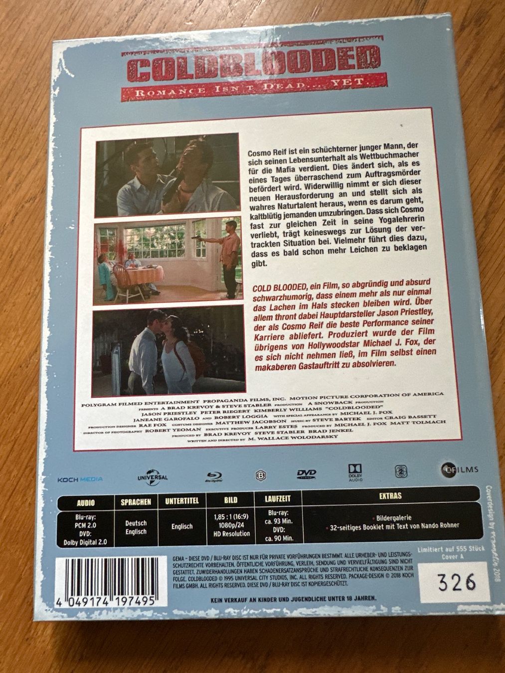 Tous les DVDs: COLD BLOODED Mediabook, Bluray 8 Films – D'occasion à Benken ZH par Audi-erich 1