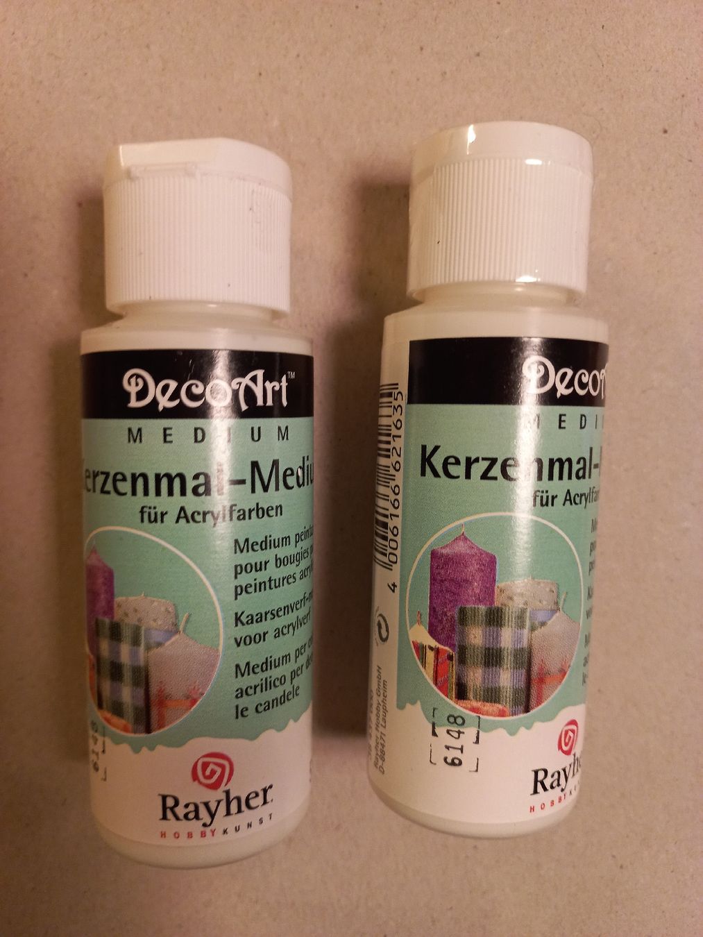 Colori: Kerzenmal-Medium DecoArt 2 Stück – Nuovo (secondo la descrizione) da Le Vaud venduto da Cherzemacheri