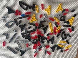 Lego Technik runde flache Lochbalken LotP