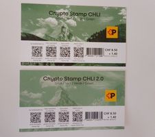 crypto-stamps "CHLI" & "CHLI 2.0" **/ungeöffnet