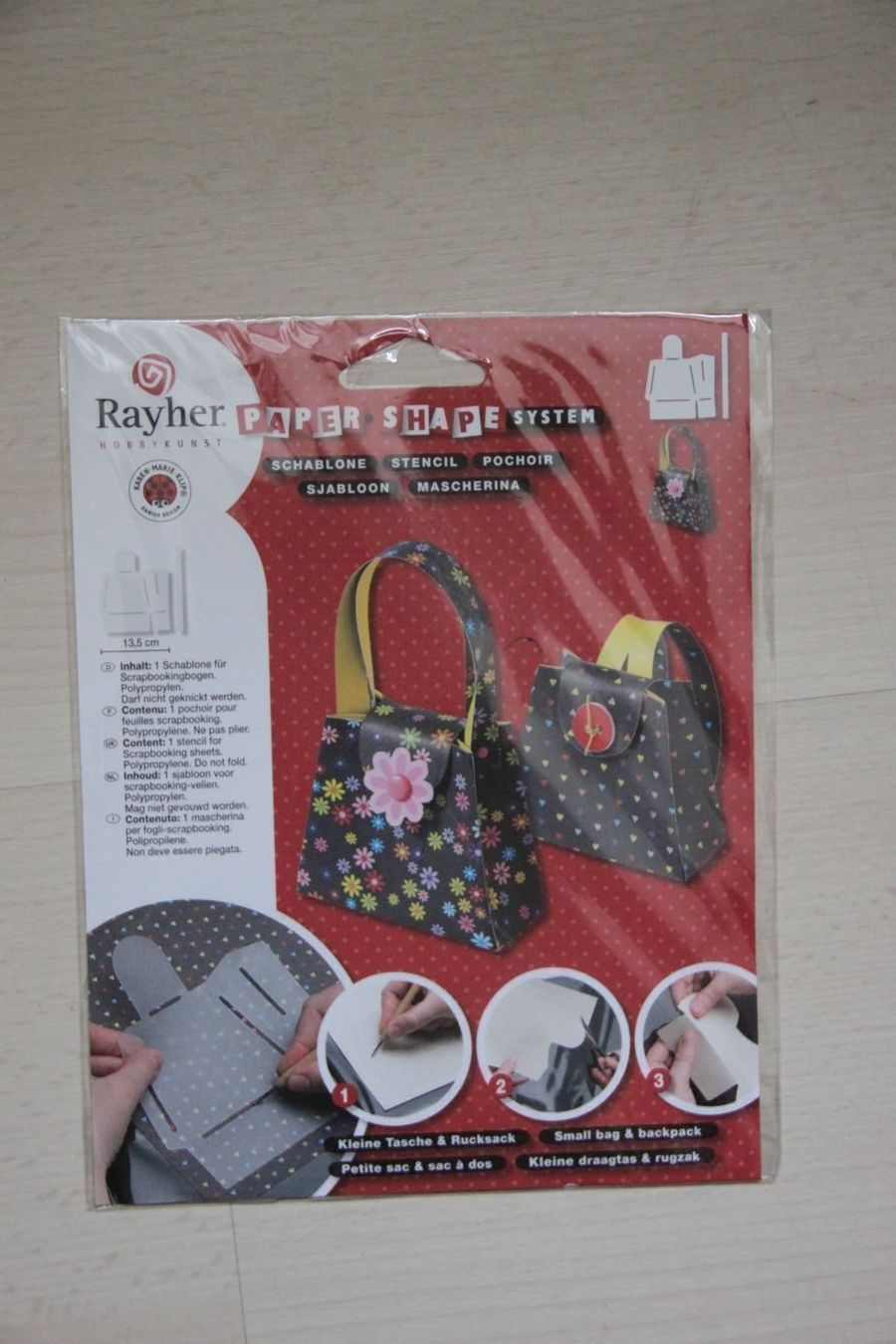 Sciablone: Schablone für Scrapbookingbogen – Nuovo e nell'imballaggio originale da Walterswil SO venduto da Jerry_maus