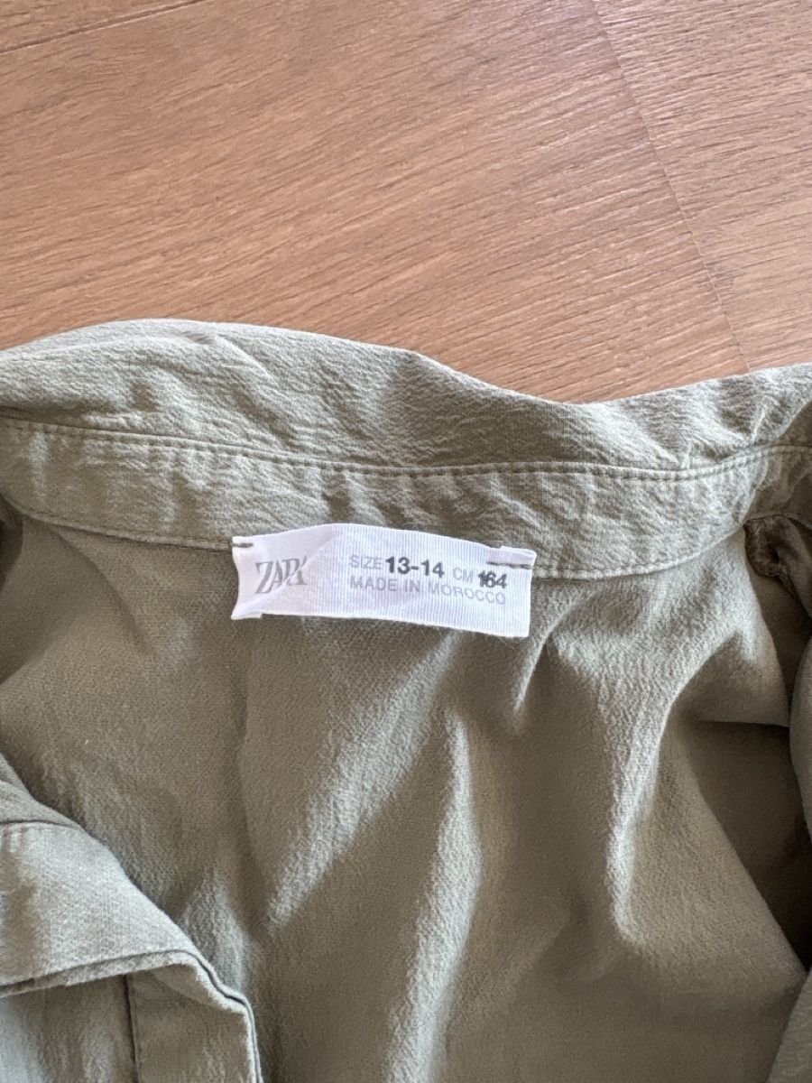 Zara Vestiti & Gonne: ZARA, Ballonkleid Khaki, Mädchen, Grösse 164 – Usato da Steffisburg venduto da Gretchenfrage 1
