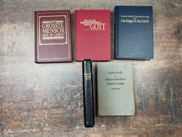 alte Christliche Bücher / Bibel / gesangsbücher