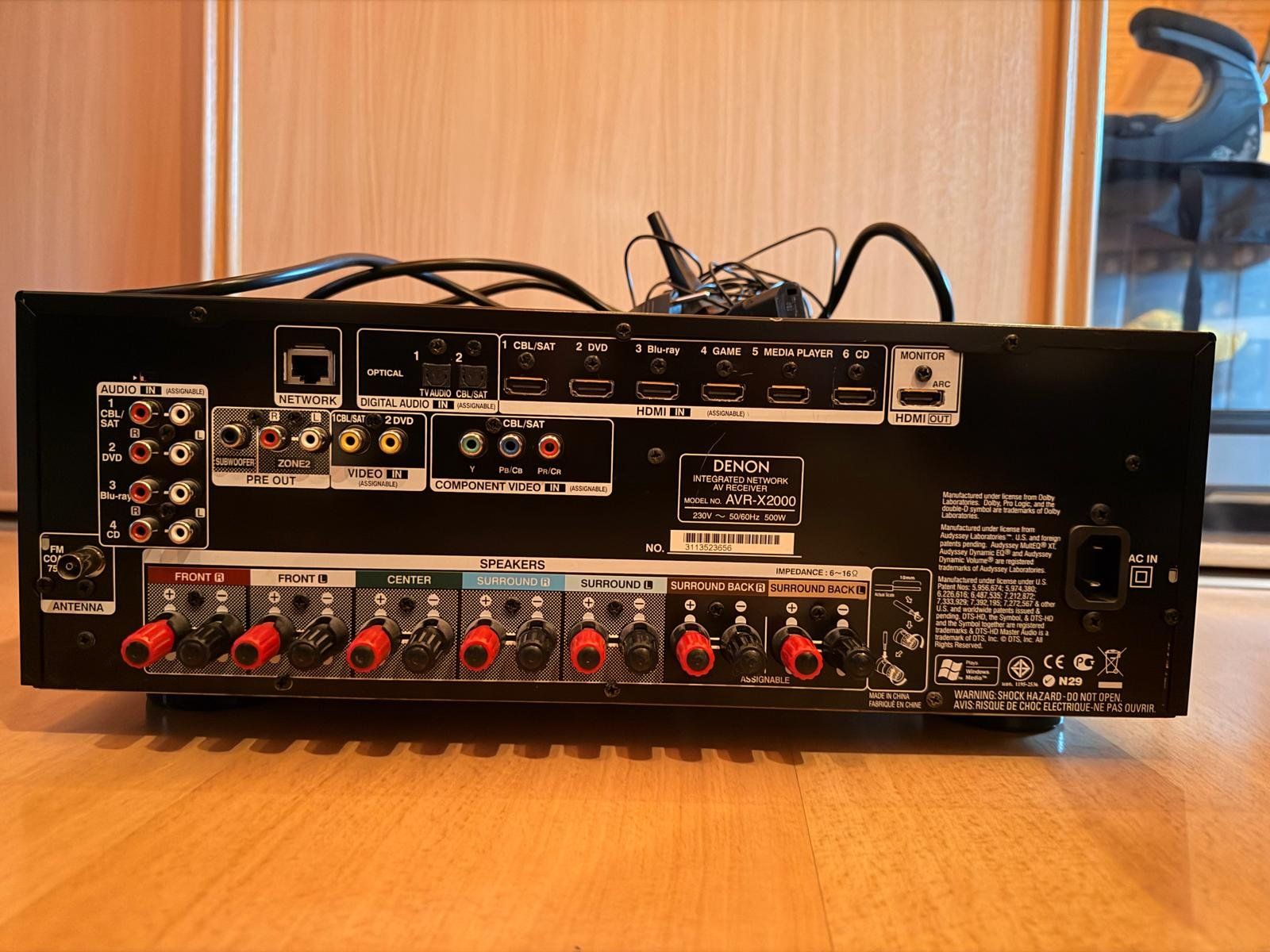 Denon Home Cinema: Denon AVR-X2000 - Ampli home cinema – Usato da Vouvry venduto da MOPSwiss 1
