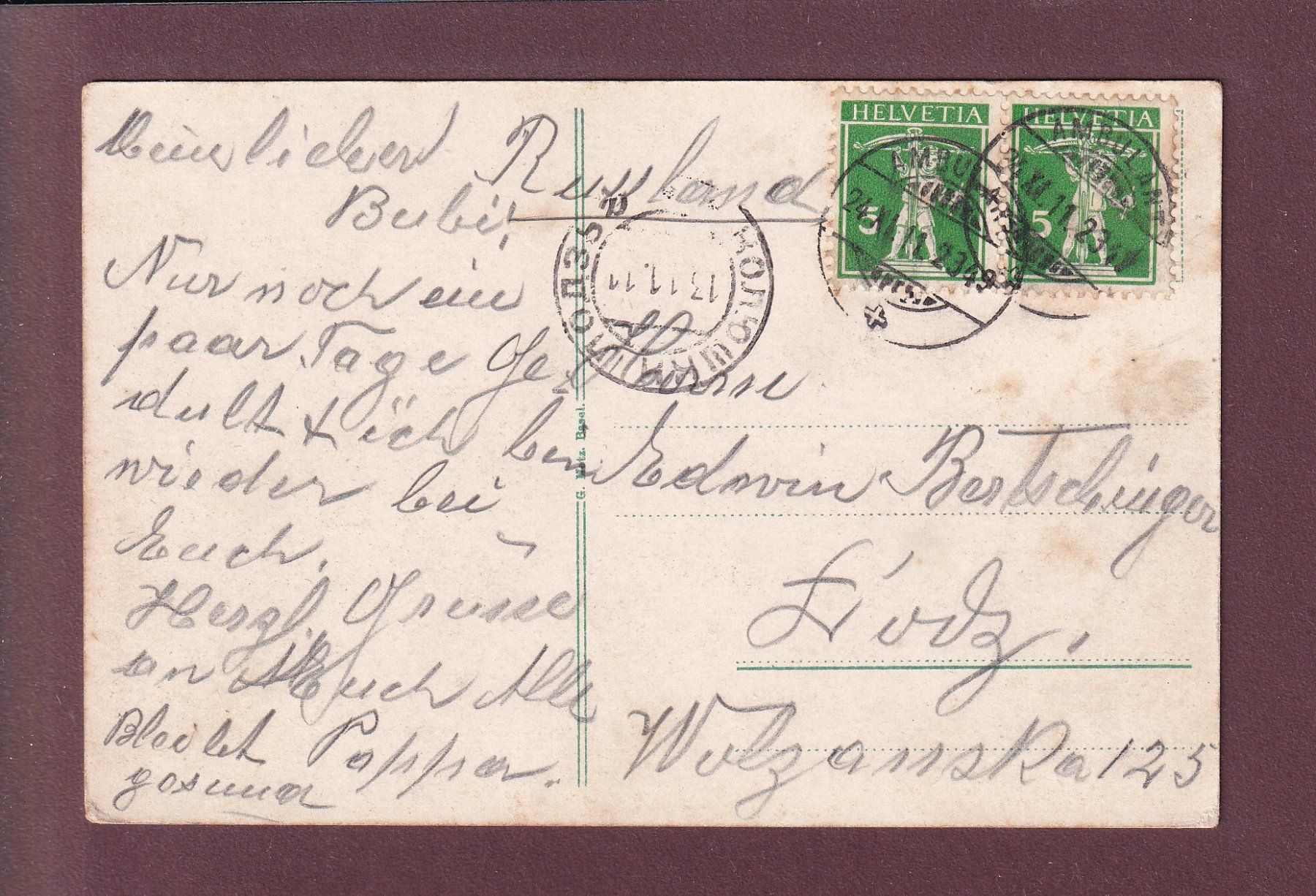 Ansichtskarten: SITTER-VIADUKTE - 1911 – Gebraucht aus Pully von nicecards 1