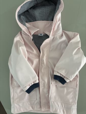 Kinder Regenjacke rosa Grösse 81 neuwertig