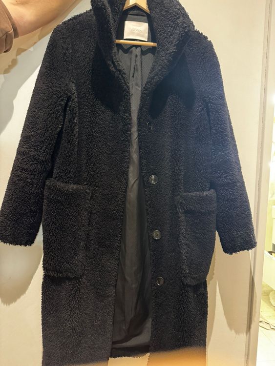 Teddybar Mantel Schwarz