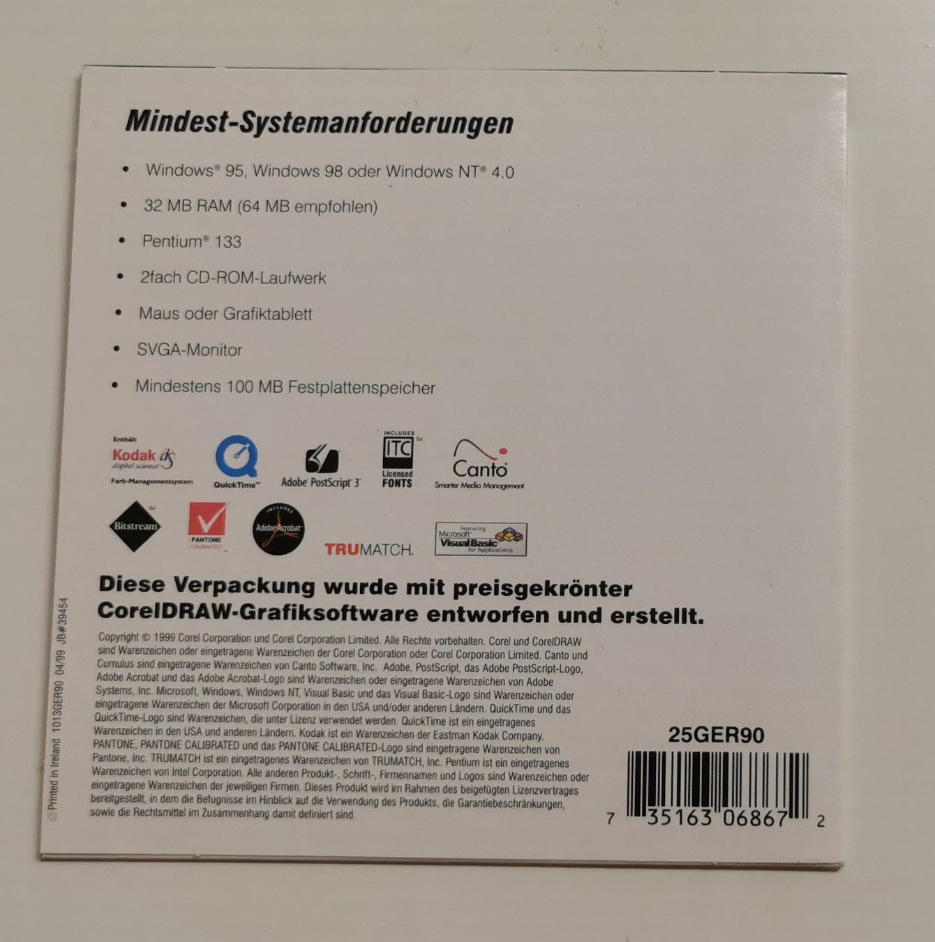 CorelDRAW Software: CorelDRAW 9 Graphics Suite - Legendäre Grafiksoftware! – Usato da Oberwangen b. Bern venduto da Vittorio0 8