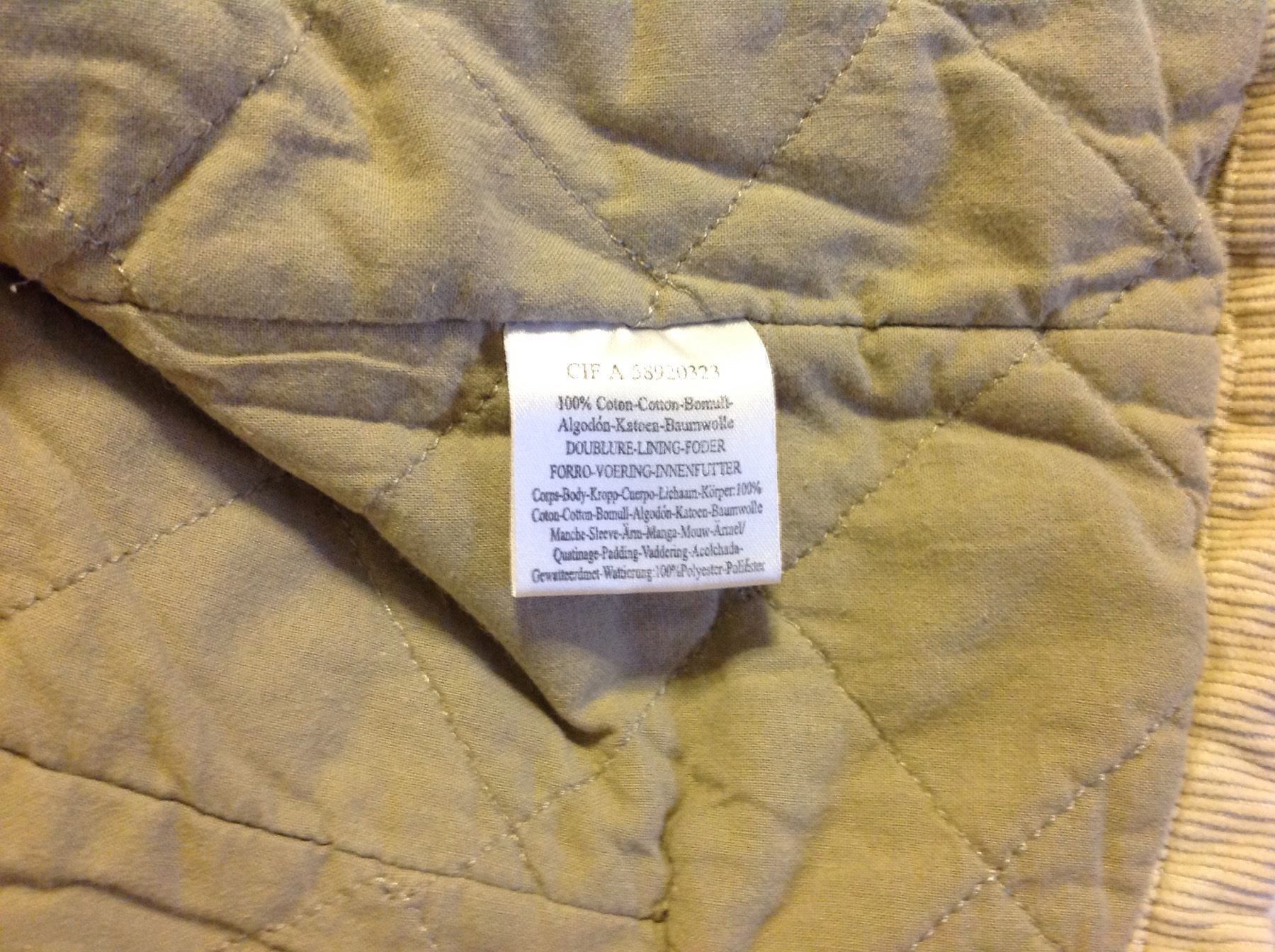 Giacche & Cappotti: Herbstcordjacke Gr. 104 – Usato da Winterthur venduto da aionila 2