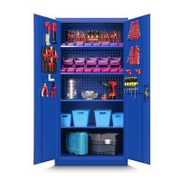 Werkzeugschrank Abschliessbar 92x185x50 - Blau