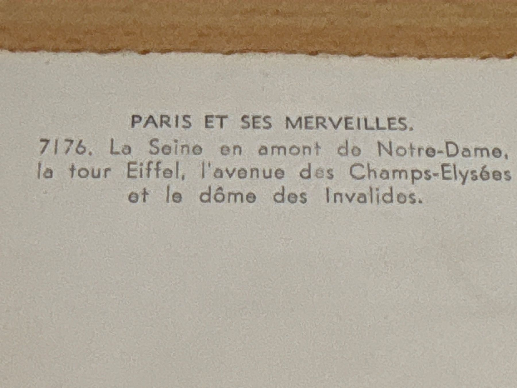 Cartoline postali: Vintage Paris Ansichtskarte************* – Usato da Ibach venduto da lisch3 2