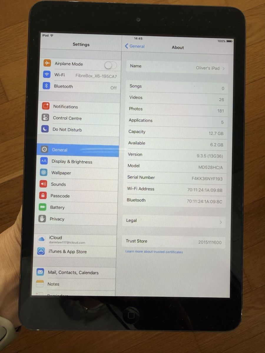 Apple Tablet PC: iPad Mini 2 A1432 – Usato da Burgdorf venduto da Umka1 2