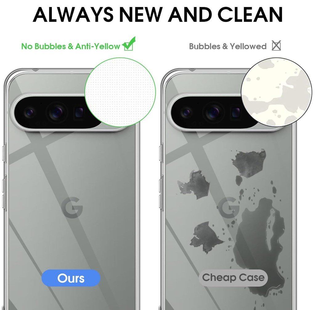Google Cover & Protezioni schermo: Google Pixel 9 Pro XL Hülle Case crystal clear TPU dünn – Nuovo e nell'imballaggio originale da Rorschacherberg venduto da elektrofreak 4