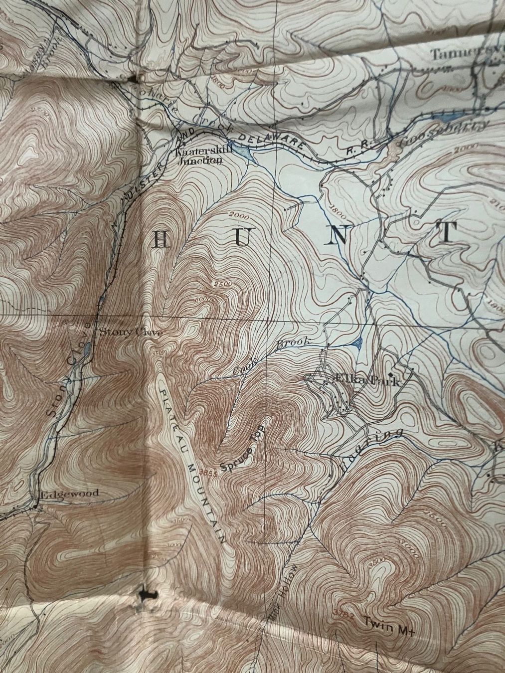 Landkarten & Atlanten: Topography State of New York – Gebraucht aus ZUERICH von Carolus1 9