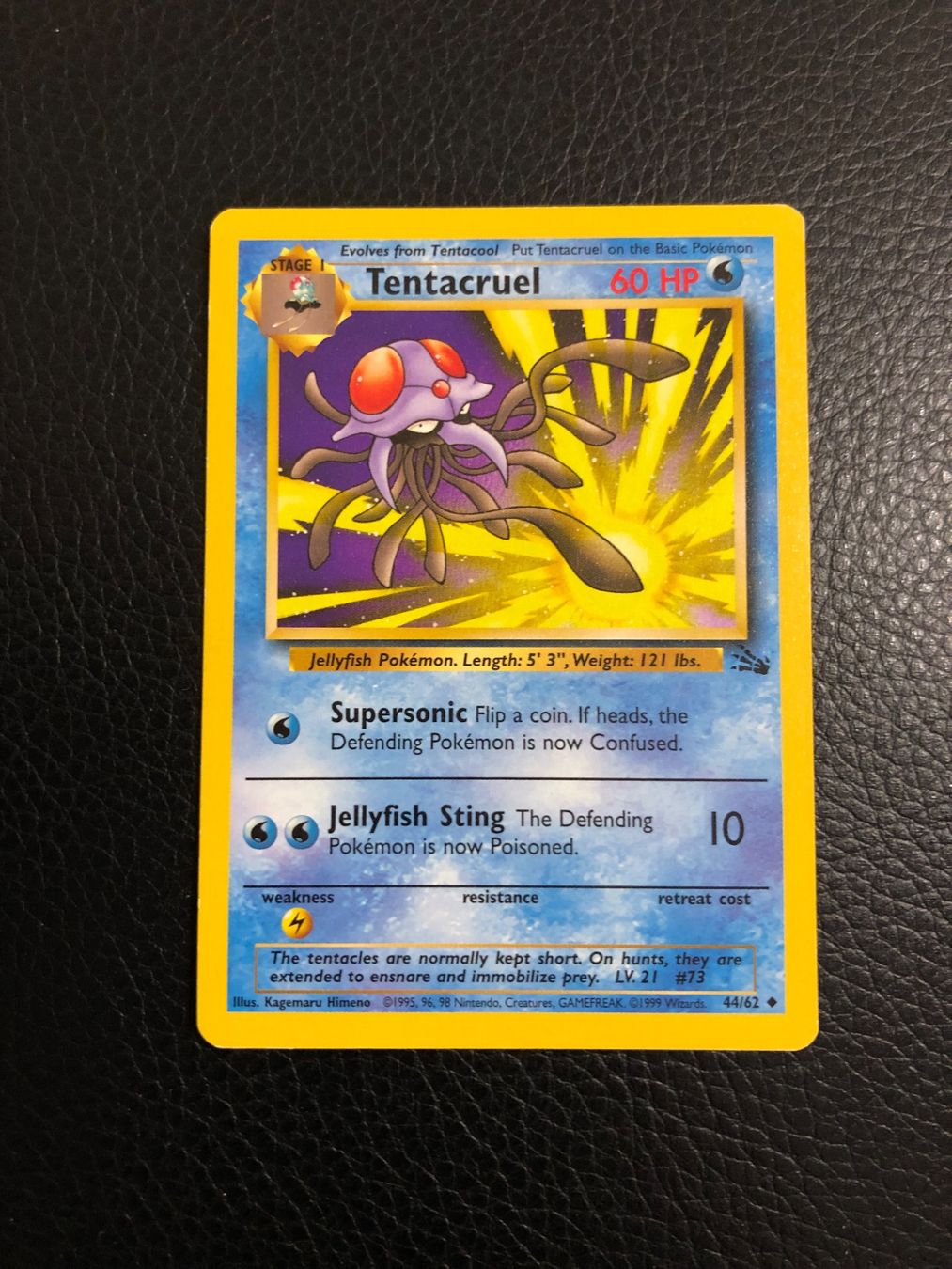 Pokémon Carte collezionabili: Fossil Tentacruel 44/62 Ab 1 – Usato da Paradiso venduto da Pkmn10