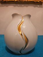 Royal Porzellan Bavaria, KPM- Weissgold Vase, edel & zeitlos