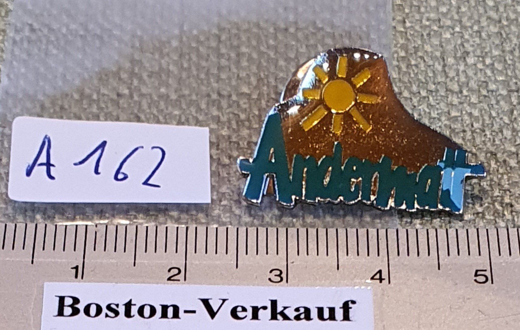 Pins: A162 - Pin Andermatt – Gebraucht aus Reinach BL von Boston-Verkauf 3