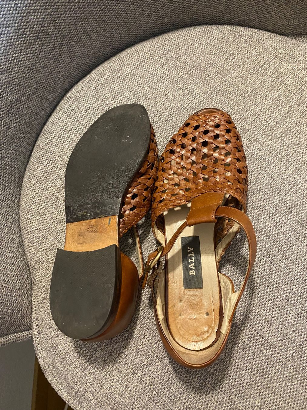 Bally Scarpe da donna: Bally Sandalen, Leder, Geflochtene gr.35 – Usato da Zürich venduto da ana_7wny 6