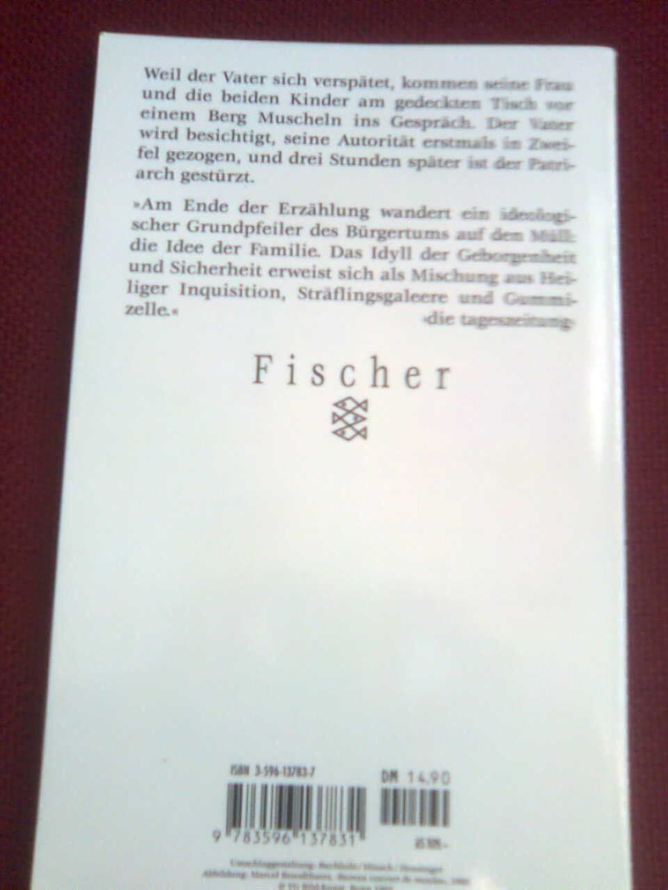 Libri: Birgit Vanderbeke  Das Muschelessen – Usato da Basel venduto da Alacant 2