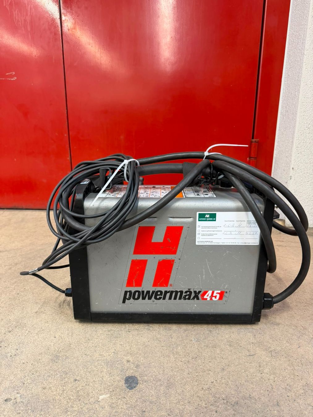 Alle Maschinen: Hypertherm Powermax45 XP Plasmaschneidgerät Occasion – Gebraucht aus Samstagern von ver_gh56