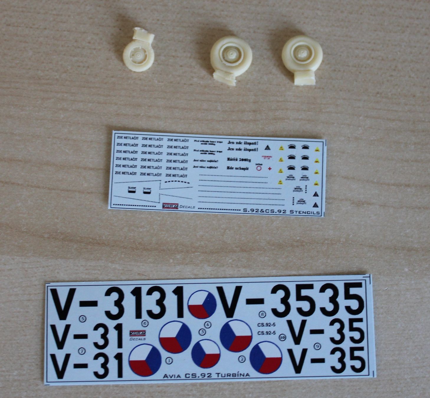Modellbausätze & Standmodelle: 1:72 Conversion Set - Avia CS-92 Turbina von Kora – Neu und originalverpackt aus Koppigen von F4Fan 3