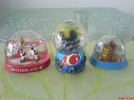 3 Schneekugeln