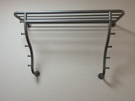 Garderobe Wandmontage mit Ablage und Haken