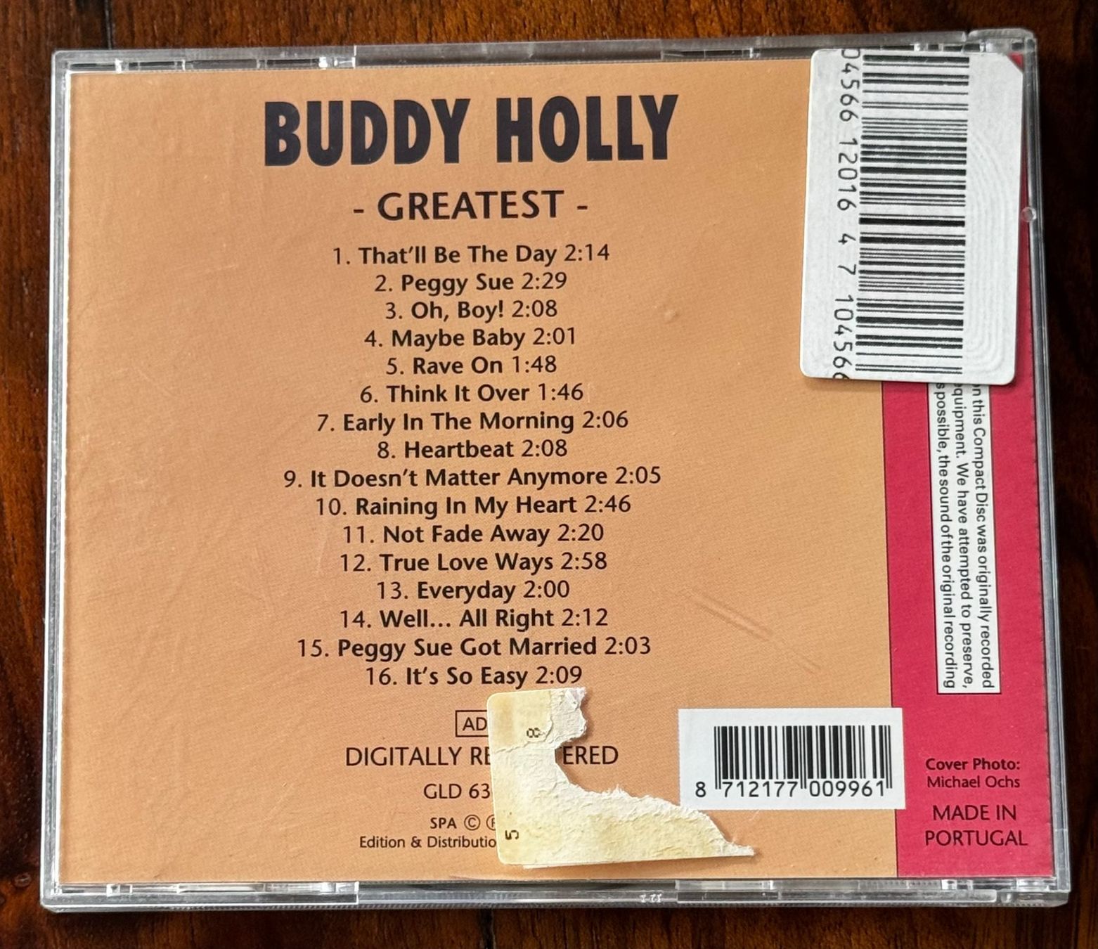 CDs: Buddy Holly – Greatest Greatest – Gebraucht aus Dällikon von Arkana_23 1