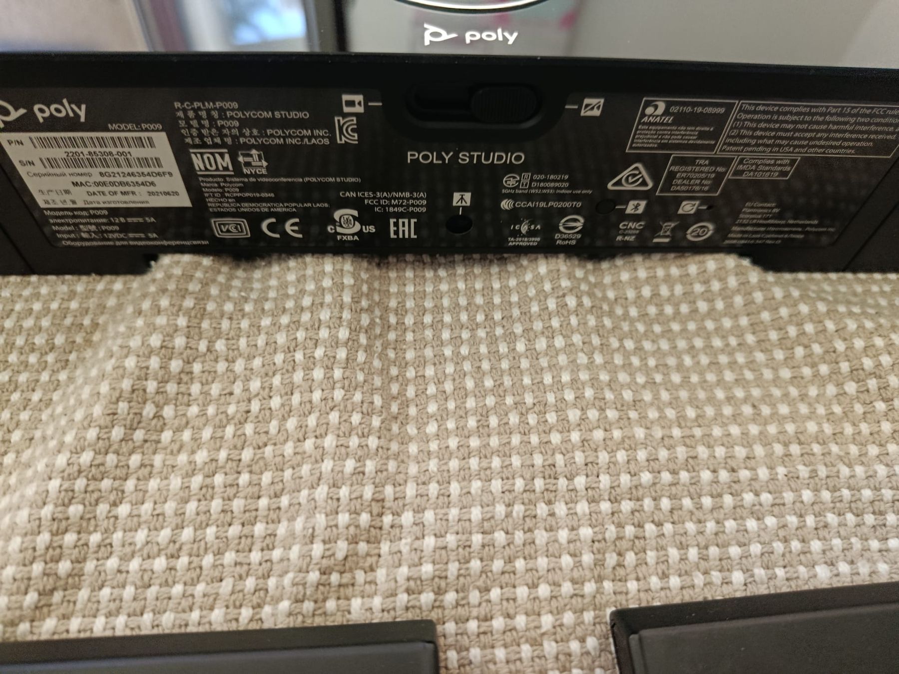 4 Stück 4K AI Poly Studio USB Video Bar Kamera (Modell P009) (Neu ...