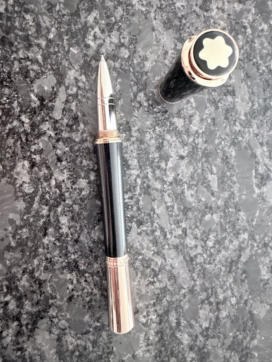 Montblanc Penna & Evidenziatori: Montblanc Rollerball Elegant mit Rosa Stein – Usato da Zürich venduto da Fisch2023 5