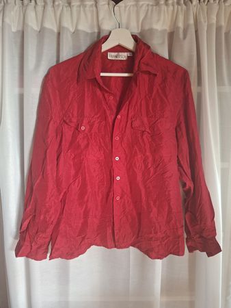 Chemisier 100% soie vintage - T. S/M