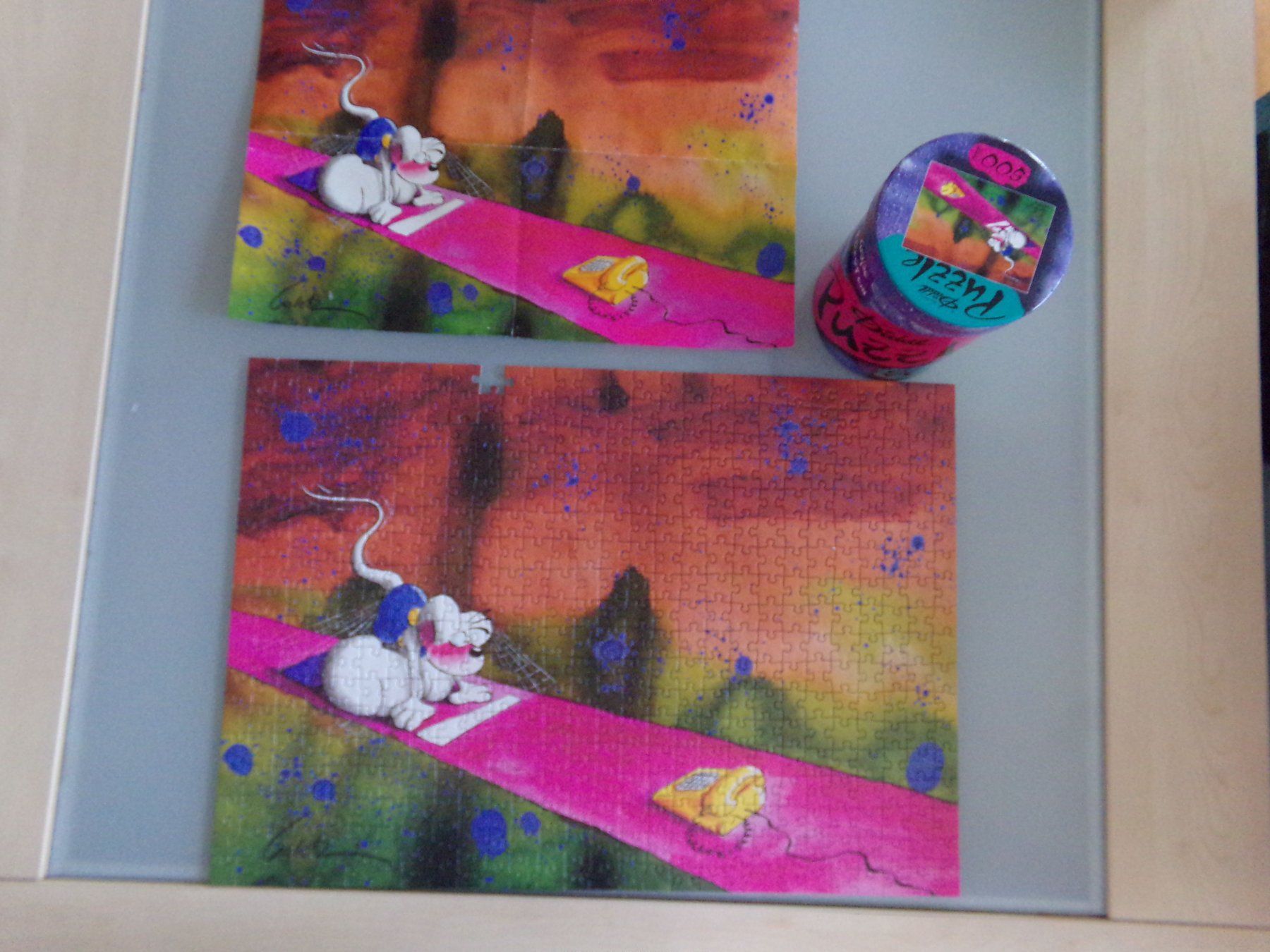 Puzzle: Diddl Puzzle  500 Teile Diddl mit Telefon – Usato da Winterthur venduto da Jessi_di