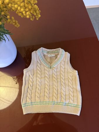Baby Strickweste, Beige, Gr. 86 (12-18 Mt.), Top Zustand!