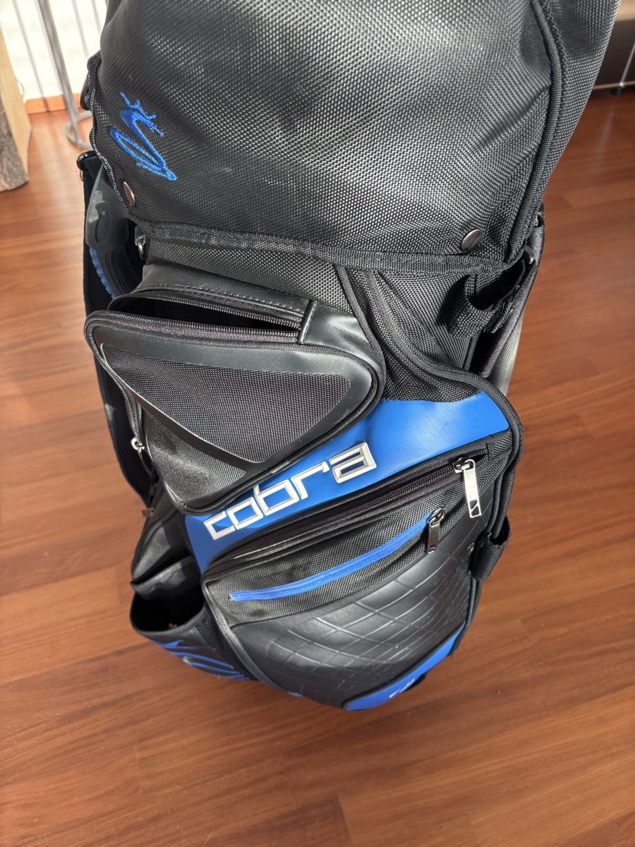 Borse: Cobra Cart Golfbag - schwarz- blau – Usato da Zug venduto da eic_6lnh 1