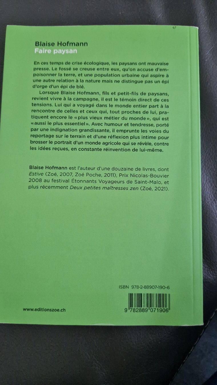 Libri: Faire paysan, Blaise Hofmann – Nuovo (secondo la descrizione) da altishofen venduto da Nippo 1