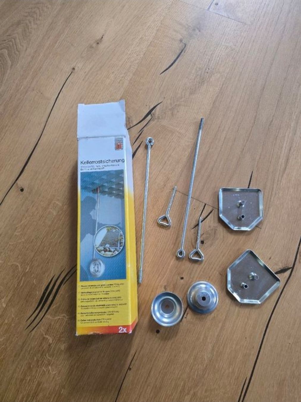 Griglie e Inferriate: Kellerrostsicherung Standard 2x - Schachtabdeckung neu – Nuovo e nell'imballaggio originale da Kestenholz venduto da _Nostalgia_ 5