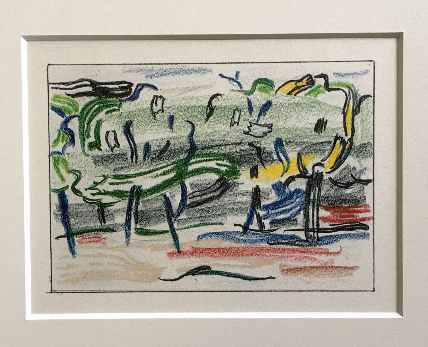 Grafica & Litografie: ROY LICHTENSTEIN "ROAD BEFORE THE FOREST" – Usato da Nennigkofen venduto da Sommersonnen 2