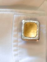 Manschettenknöpfe 925 Silber & Feingold /Unikat, Goldschmied