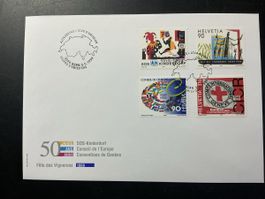 Briefmarken Spezialumschlag SOS-Kinderdorf 1999 neu