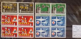 W) 324-327, Gedenkmarken, im 4-Block postfrisch Kt 38.-