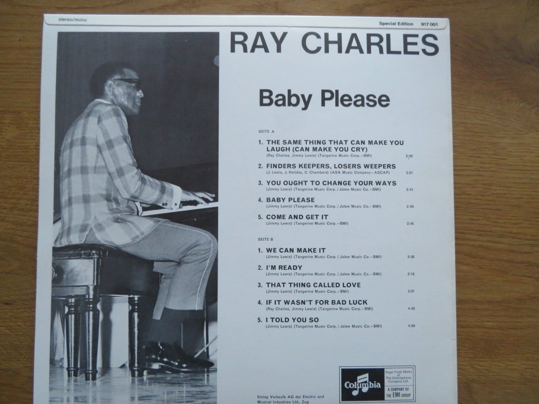 Dischi in vinile: RAY CHARLES BABY PLEASE – Nuovo (secondo la descrizione) da Zürich venduto da max_cp5f 1