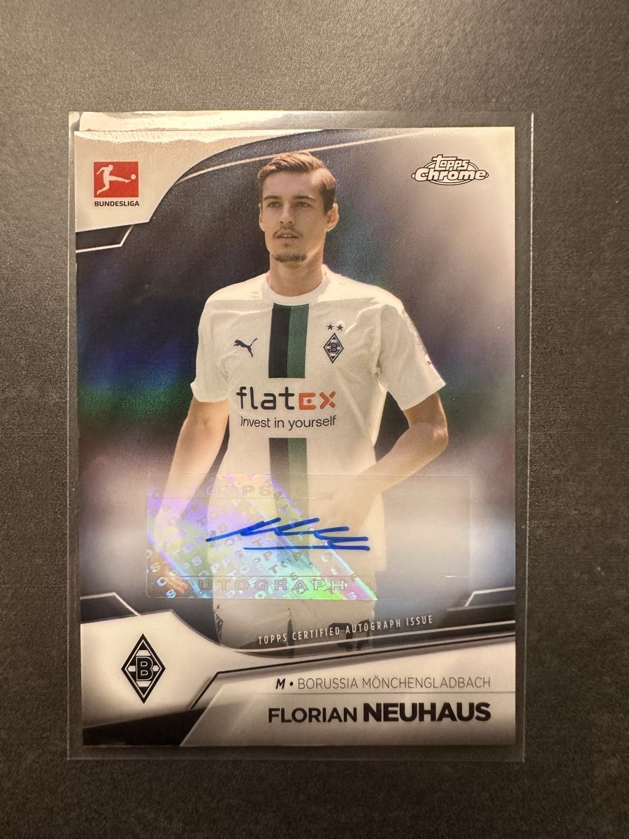 Autografi: Topps Chrome Florian Neuhaus Autogramm Base – Nuovo (secondo la descrizione) da Walliswil b.Wangen venduto da Swiss-Trading-Bros