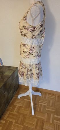 Blumenkleid Gr. XS Spitze Sommerkleid elegant festlich 💐