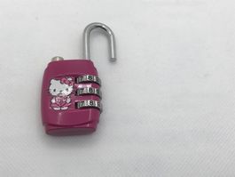 Zahlenschloss Hello Kitty Rosenrot Metall neu