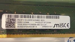 DIMM 64GB  DDR5-RAM 6400 MHz 2x 32 GB RAM KIT